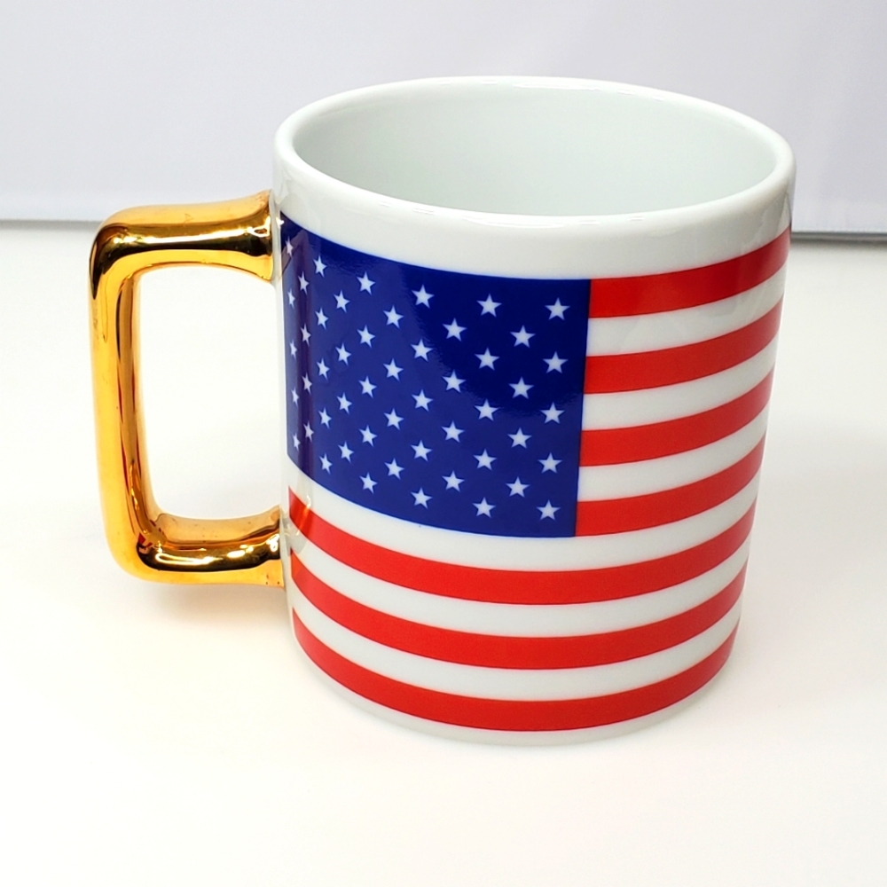 United States flag coffee mug